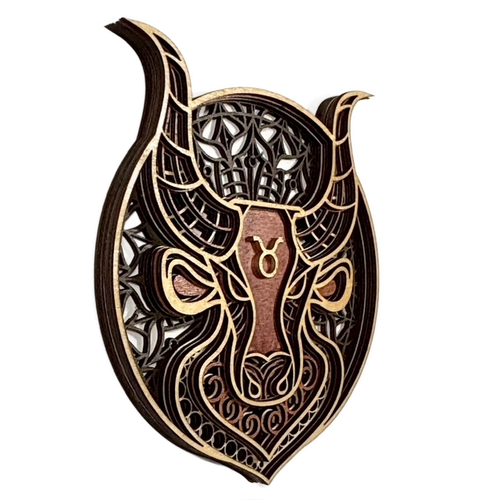 TAURUS ZODIAC PLAQUE/WALL ART