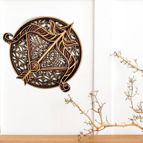 SAGITTARIUS ZODIAC PLAQUE/WALL ART