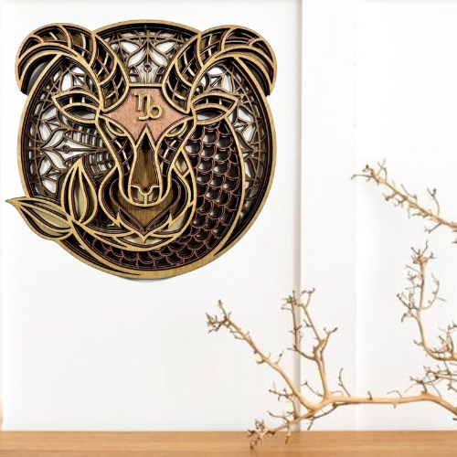 CAPRICORN ZODIAC PLAQUE/WALL ART
