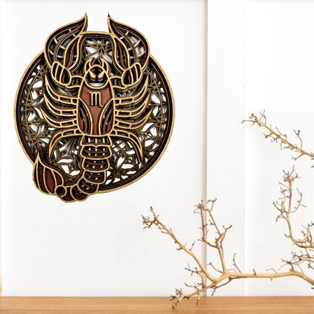 SCORPIO ZODIAC PLAQUE/WALL ART