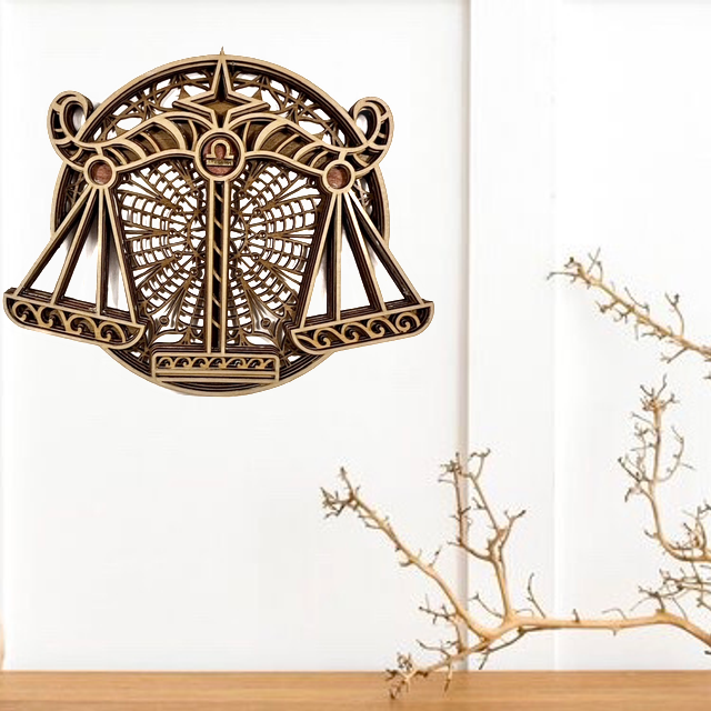 LIBRA ZODIAC PLAQUE/WALL ART