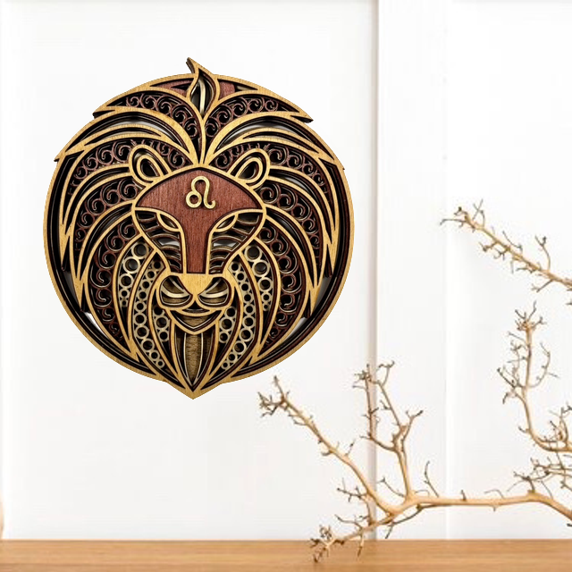 LEO ZODIAC PLAQUE/WALL ART