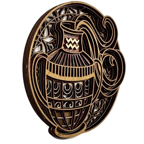 AQUARIUS ZODIAC PLAQUE/WALL ART
