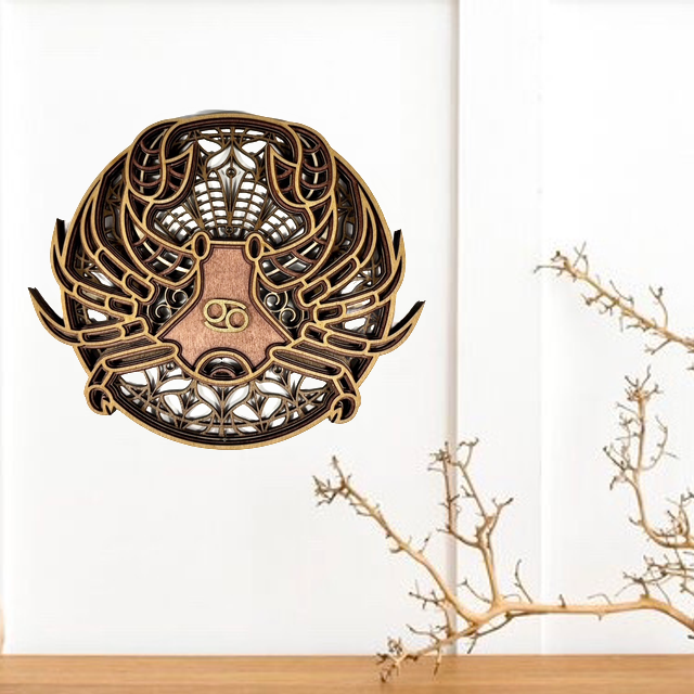 CANCER ZODIAC PLAQUE/WALL ART