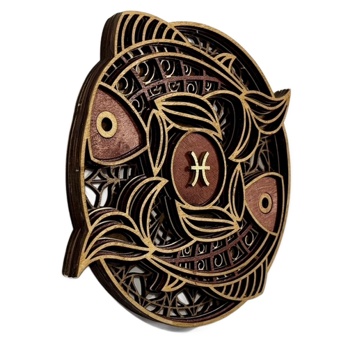 PISCES ZODIAC PLAQUE/WALL ART