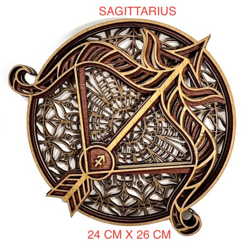 SAGITTARIUS ZODIAC PLAQUE/WALL ART