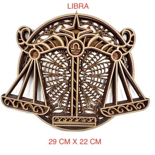LIBRA ZODIAC PLAQUE/WALL ART